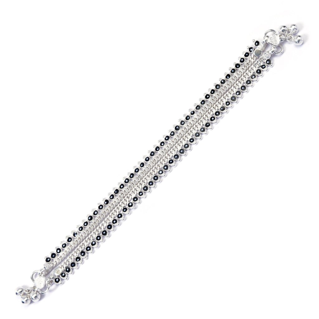 Jumpy Queen BIS Hallmarked Silver Anklets
