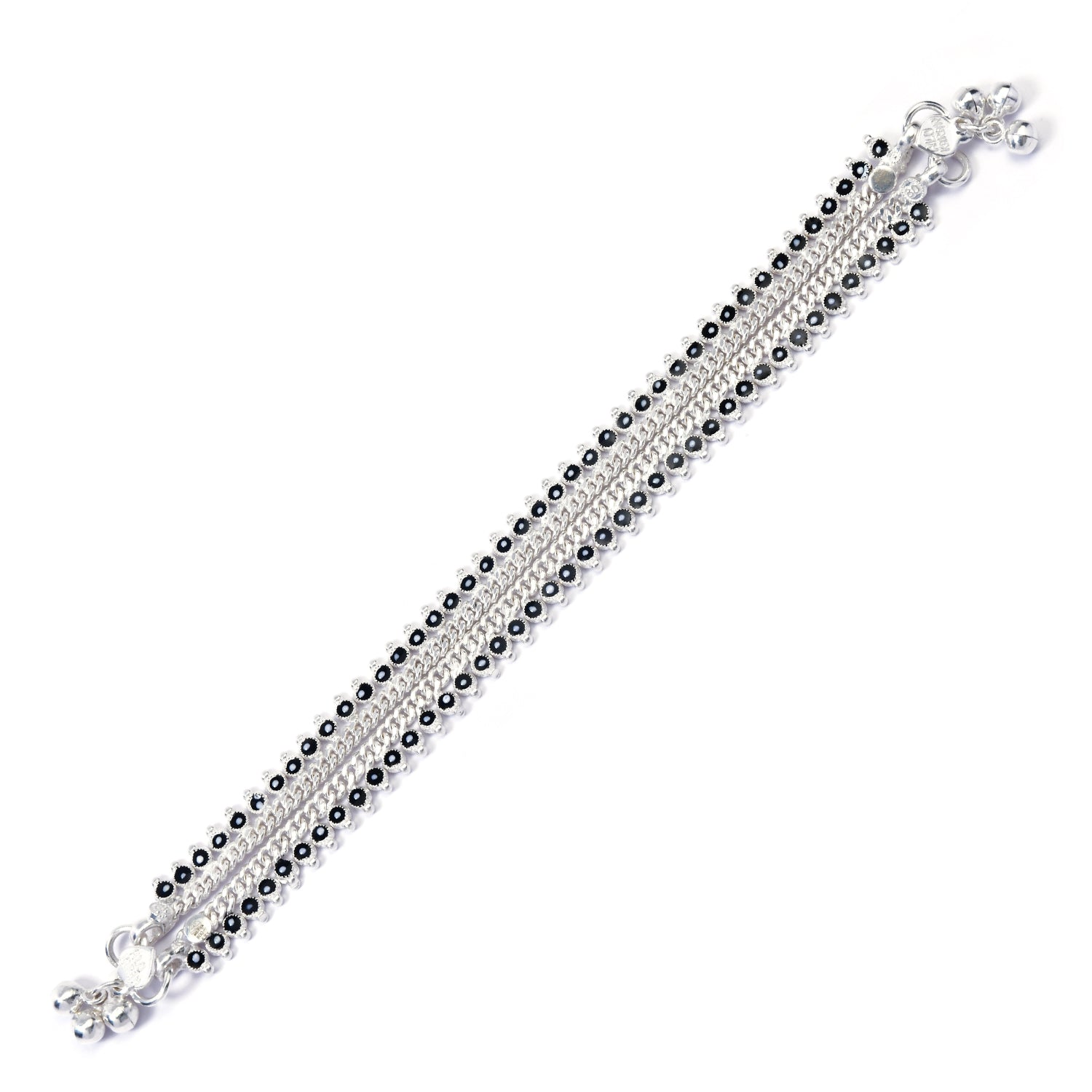 Jumpy Queen BIS Hallmarked Silver Anklets