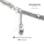Alookaran Silver Camelia Belly Chain for Women - Aster
