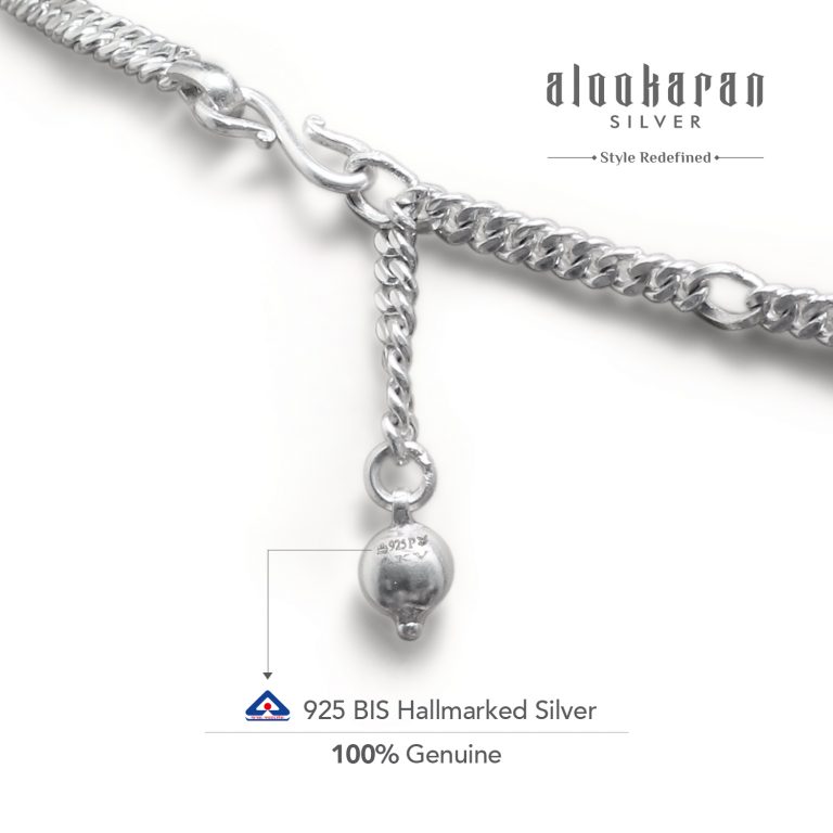 Alookaran Silver Belly Chain for Women - Daffodil