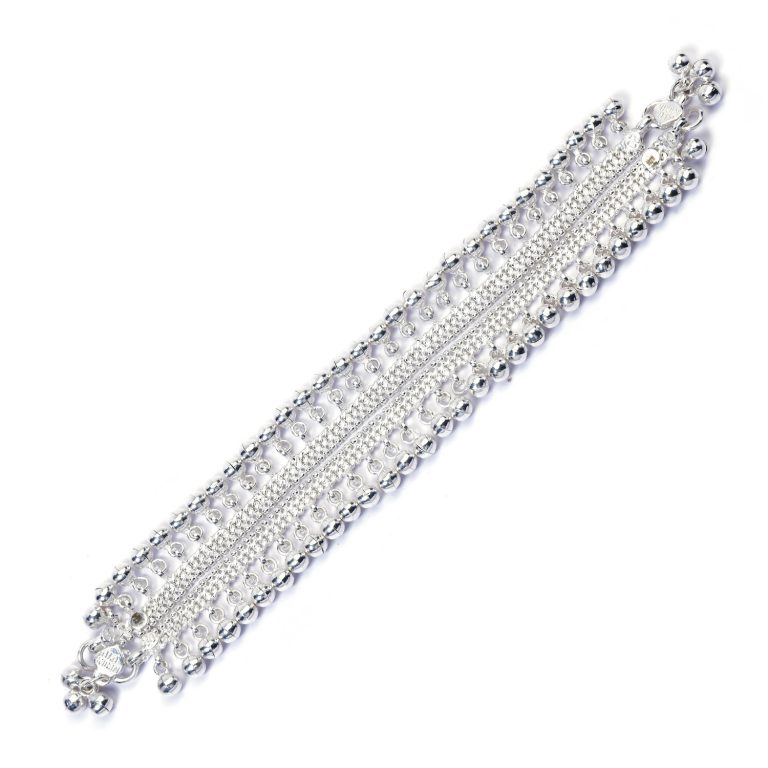 Bourborn BIS Hallmarked Silver Anklets