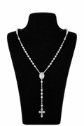 Silver Rosary / Kontha - 26 Inches