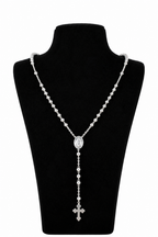 Silver Rosary / Kontha - 26 Inches