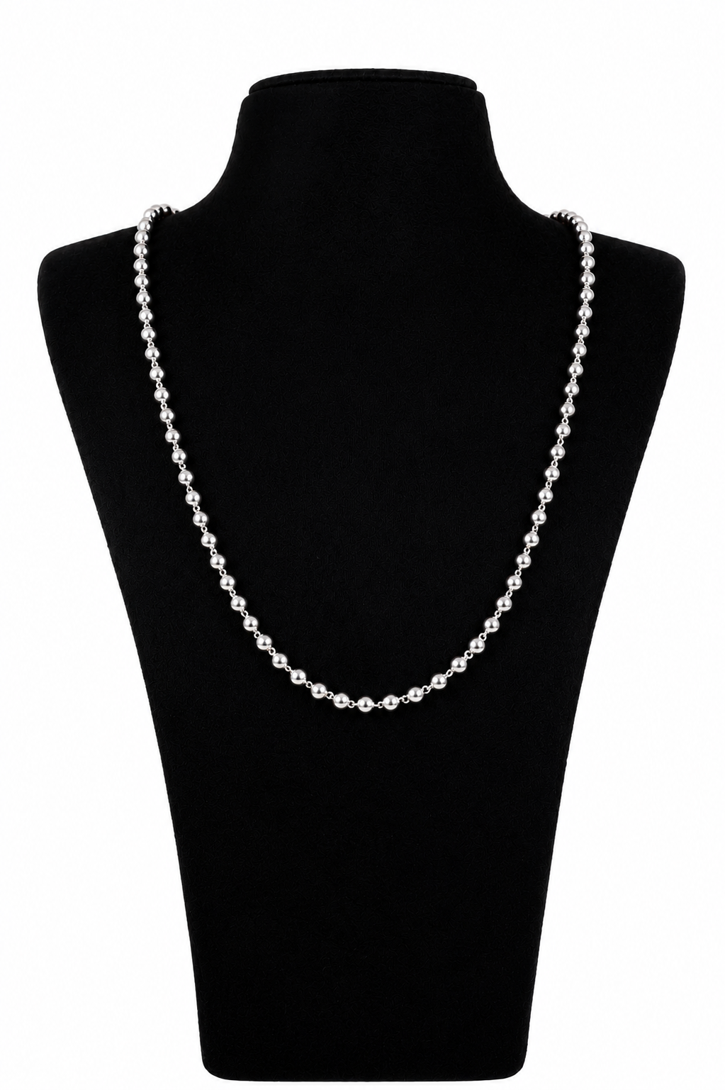 Silver Manimaala / Silver Beads - 26 inches