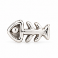 925 Sterling Silver Fishbone Stud Earrings