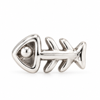 925 Sterling Silver Fishbone Stud Earrings