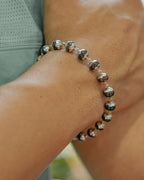 Alookaran Silver Red Sandalwood Bracelet