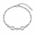 925 Sterling Silver Designer Link Bracelet
