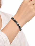 925 Silver Antique Floral Bracelet