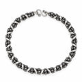 925 Silver Antique Floral Bracelet