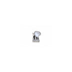 925 Sterling Silver White Stone Stud Earrings with Sparkling Accents