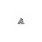 925 Sterling Silver Pink Triangle Stud Earrings