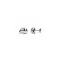 925 Sterling Silver Minimalist Teardrop Stud Earrings