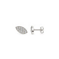 925 Sterling Silver Marquise CZ Stud Earrings