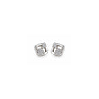 Elegant Geometric 925 Sterling Silver Stud Earrings