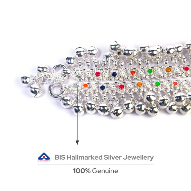 Beauty Bells BIS Hallmarked Silver Anklets