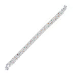 Alookaran Silver Anklets for Women - Morning Glory