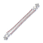 Alookaran Silver Anklets for Women - Paradise