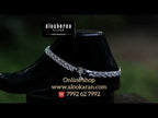 Alookaran Silver Anklets for Women - Sweet Pia
