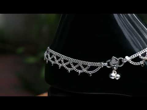 Luxmoon BIS Hallmarked Silver Anklets