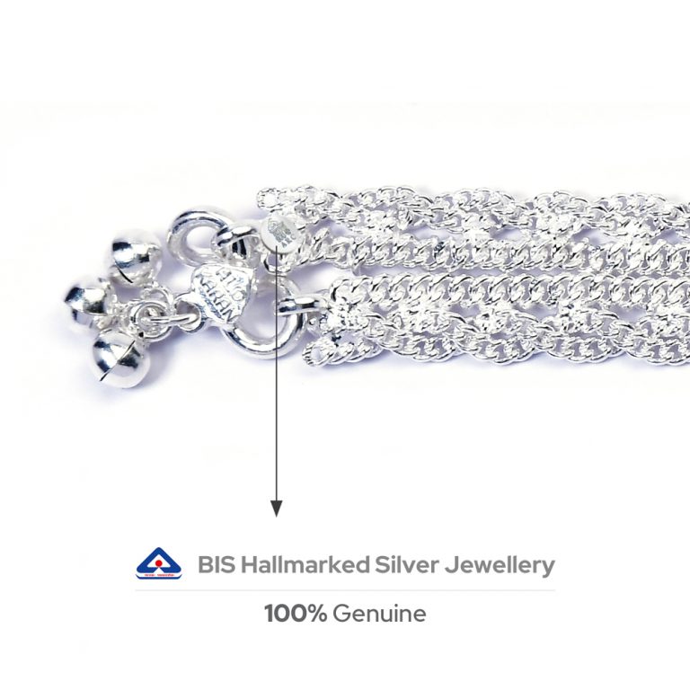 Sweet Pia BIS Hallmarked Silver Anklets